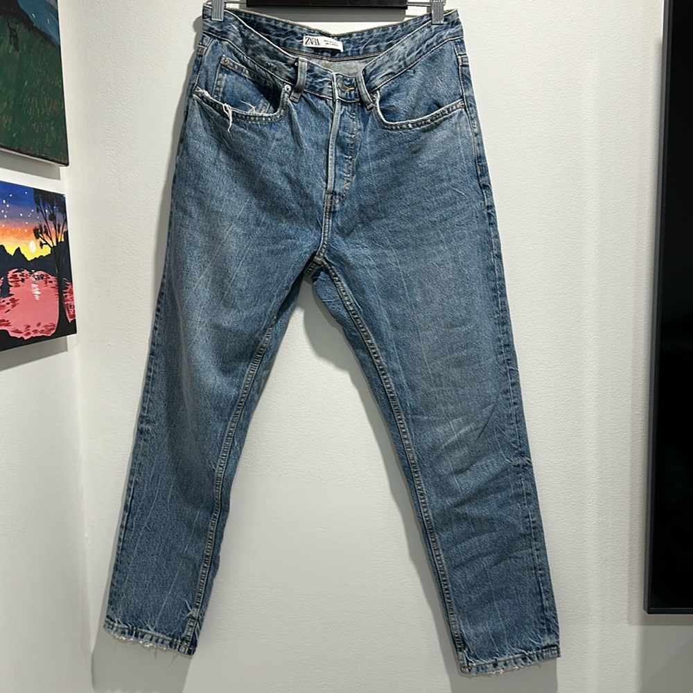 ZARA SLIM CROPPED JEANS MENS SIZE 32